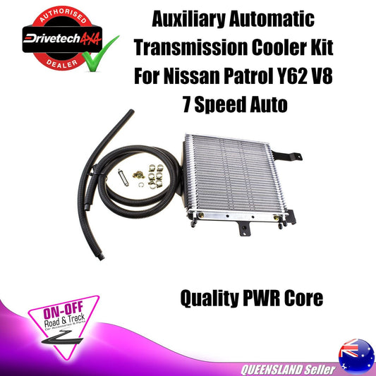 Auxiliary Automatic Transmission Cooler Kit fit Nissan Patrol Y62 Petrol V8 Auto