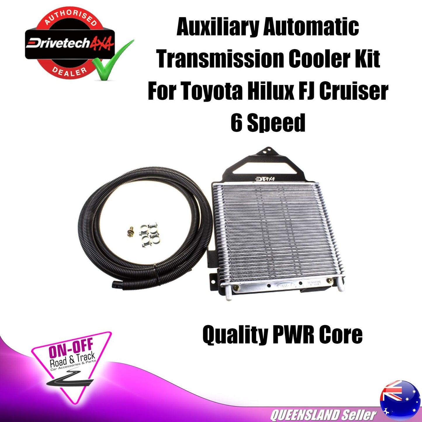 Auxiliary Automatic Transmission Cooler Kit For Toyota Hilux FJ Cruiser 6 Speed